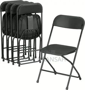 Black Folding Table and Chairs