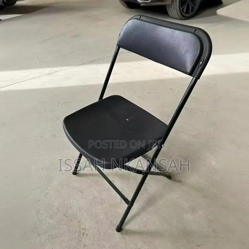 Black Folding Table and Chairs