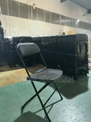 Black Folding Table and Chairs