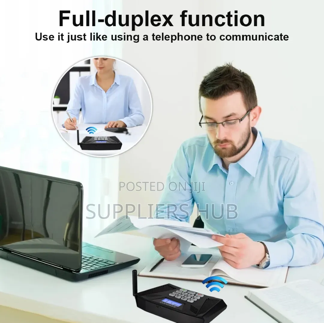 4pack Full-Duplex Wireless Intercom System for Home/Hotels/Offices