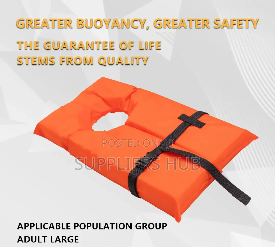 Safety Life Jacket/Swimming Vest With Adjustable Front Strap