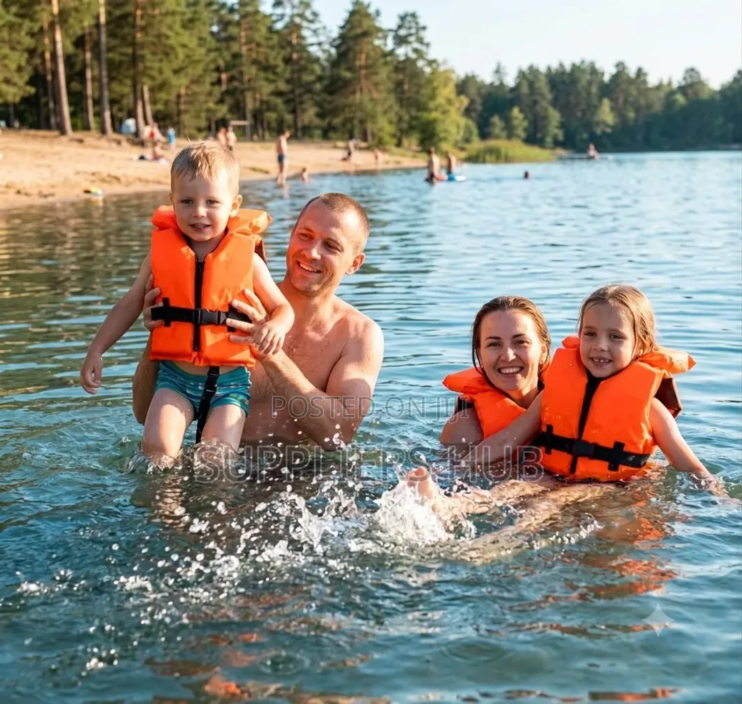 Safety Life Jacket/Swimming Vest With Adjustable Front Strap