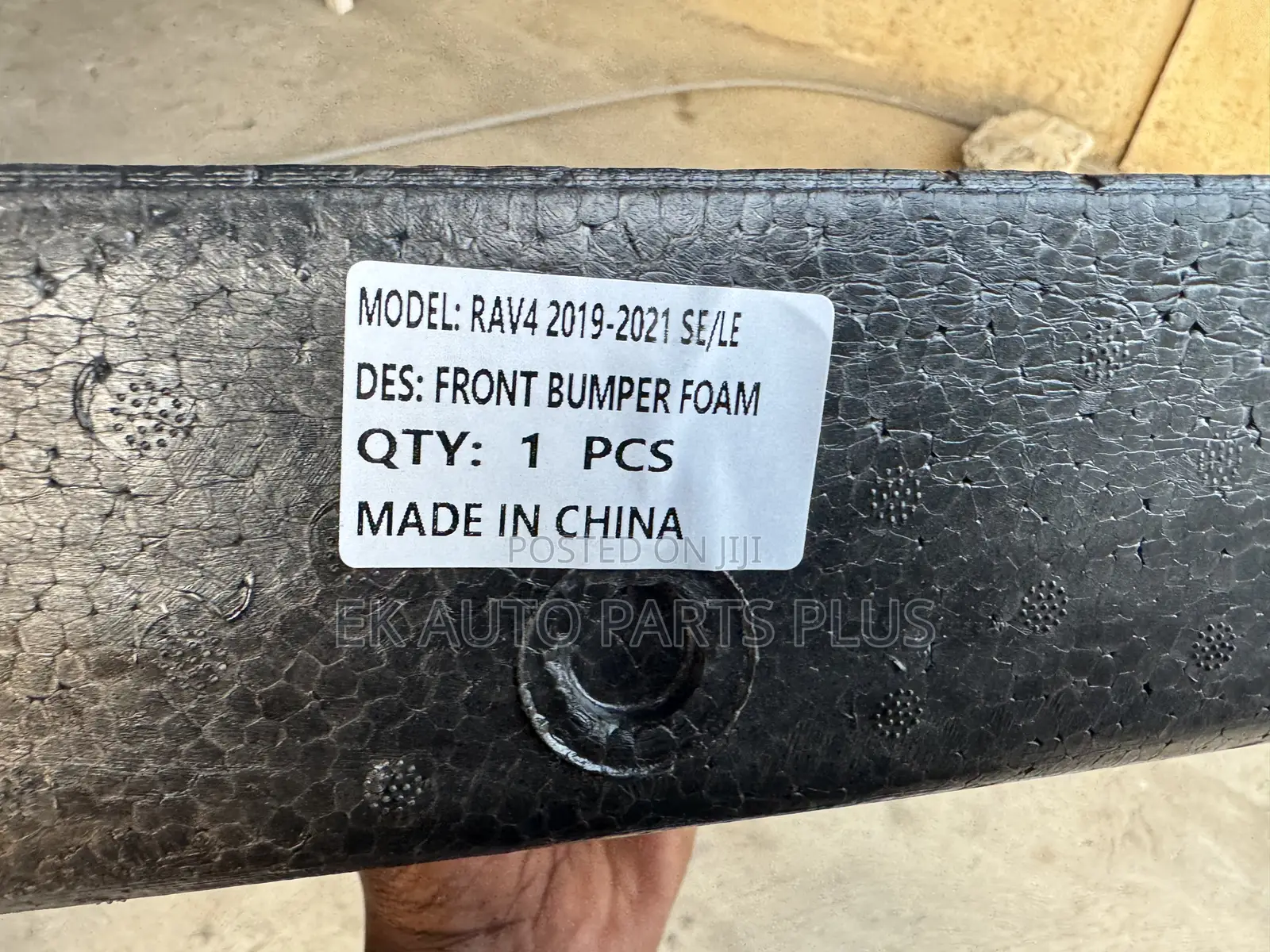 Toyota RAV4 Front Bumper Foam 2019 2020 2021 2022 2023 2024 2025