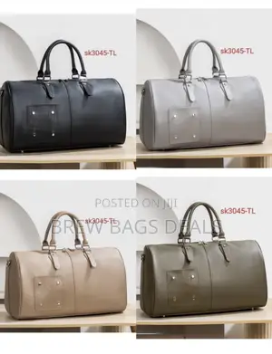 Premium Quality Thick Leather SK Large Duffle Bag.