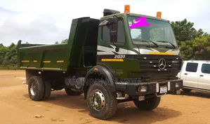 Mercedes-Benz Single Axle Tipper Truck 1996 Green