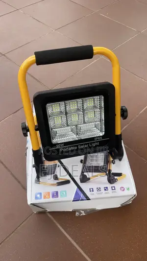 Rechargeable Worklight/Floodlight With Solar and Power Bank 50W
