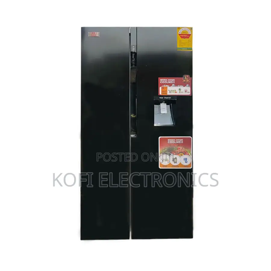 Zara Fridge Side by Side 527 Litres Net Black Water Dispenser
