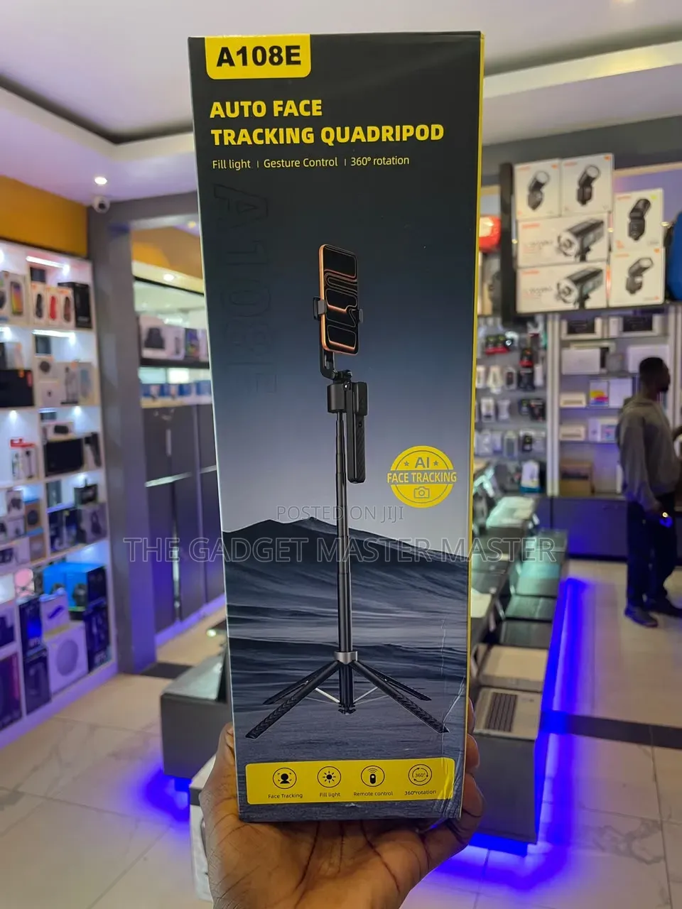 A108e Auto Face Tracking Quadripod