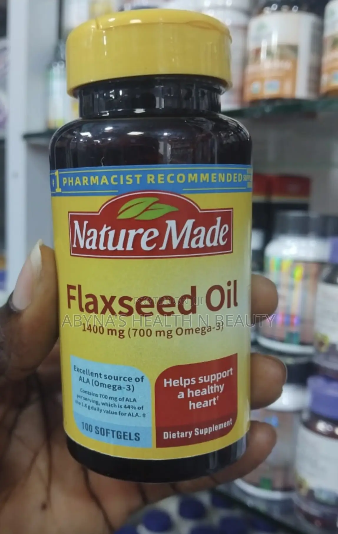 Flax Seed Capsules (Bp Cholesterol Remedy)