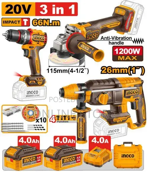 Lithium-Ion Cordless 3pc. Combo Kit
