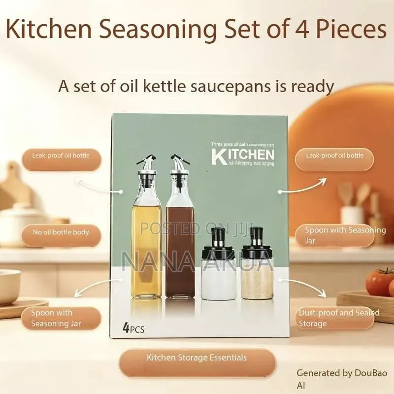 Kitchen Seasoning 4 Pieces Set