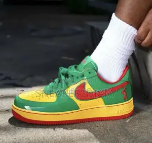 Nike Air Force 1 "Rasta" Green Yellow Red