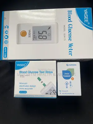 Blood Glucose Meter With 50 Test Strips