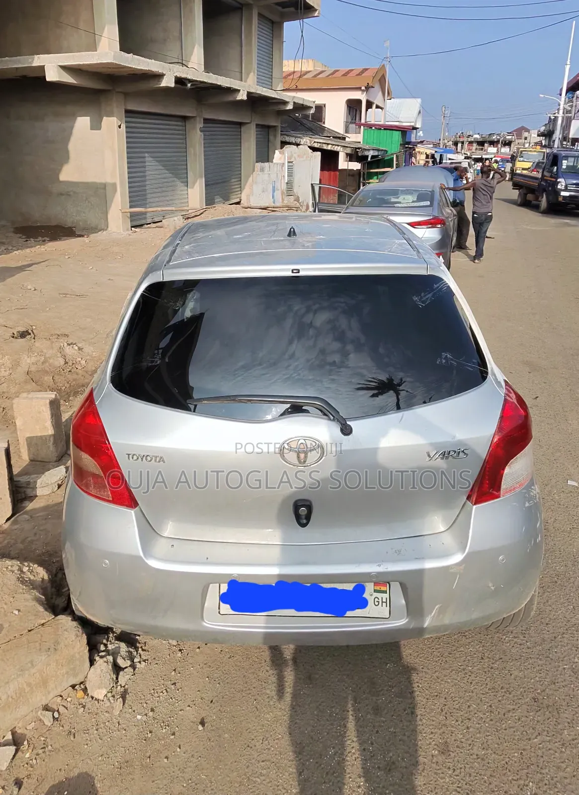 2006 to 2010 Toyota Vitz/Yaris Heated Back Tailgate Window Back Glass