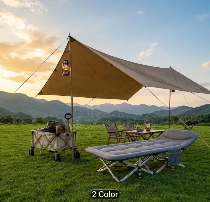 Foldable Camping Bed With Cotton Pad