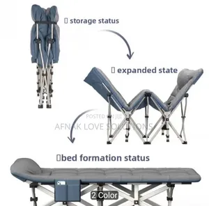Foldable Camping Bed With Cotton Pad