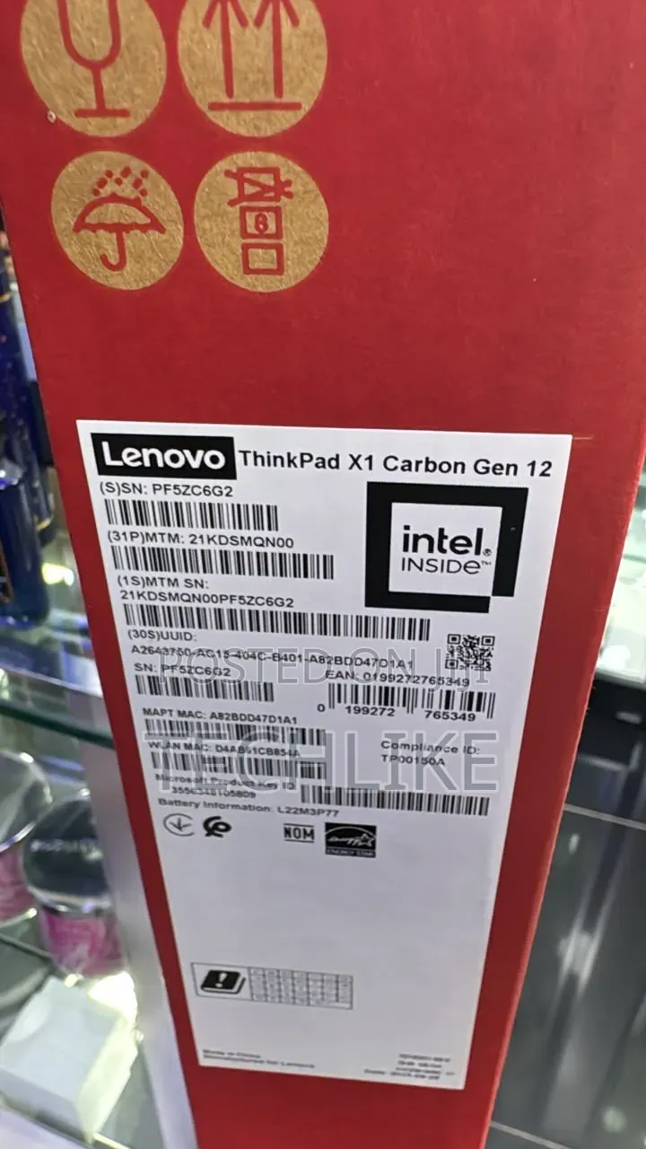 New Laptop Lenovo ThinkPad X1 Carbon 32GB Intel Core Ultra 7 SSD 256GB