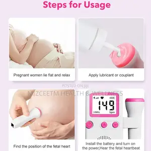 Fetal Doppler With Couplant/ Ultrasound Coupling Gel