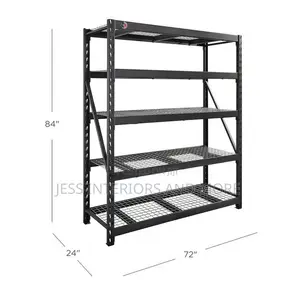 Shelf-Gorilla Rack 5-Tier Industrial Rack, 72" X 24" X 84"