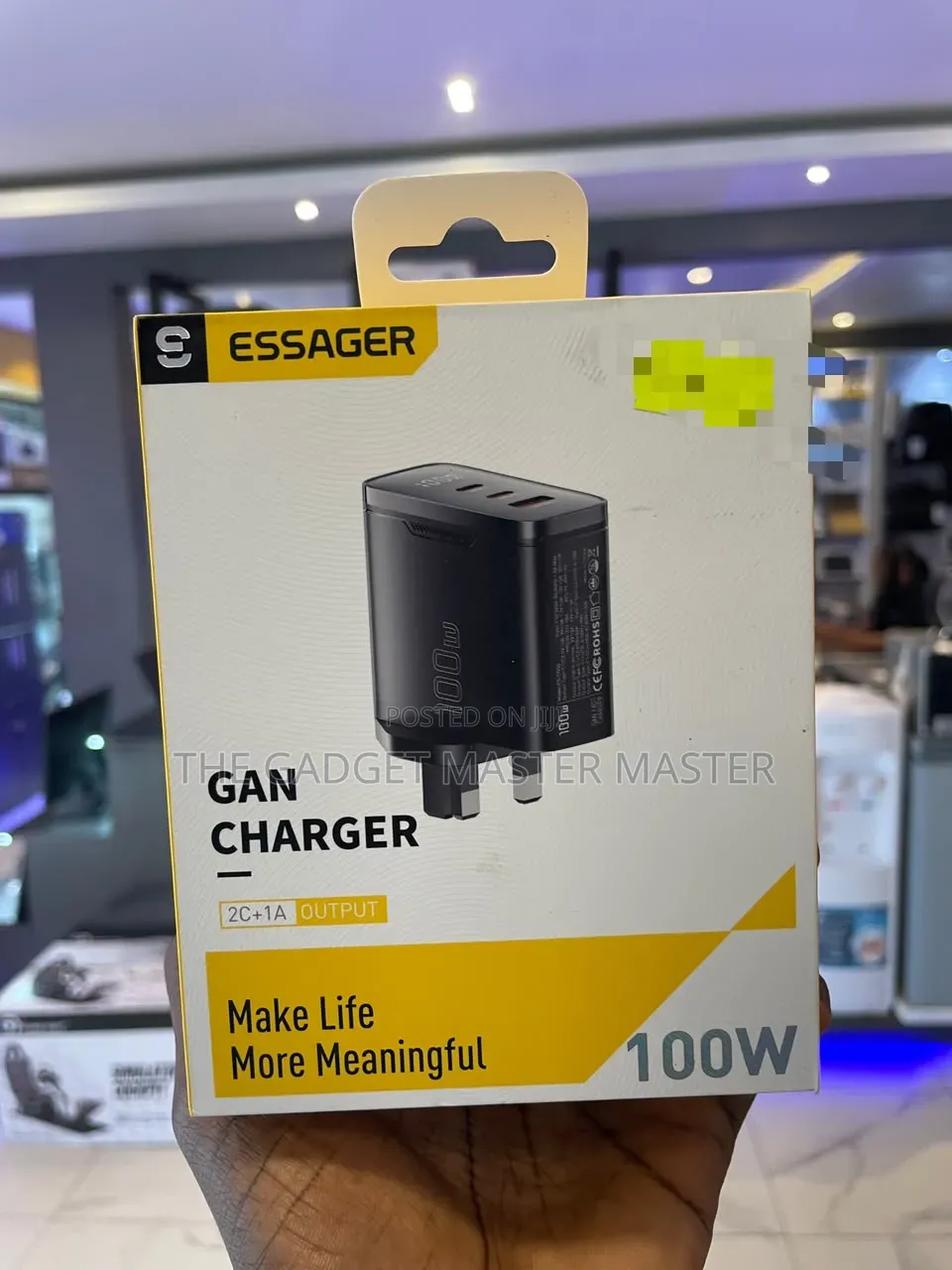 Essager 100w Gan Charging Adapter