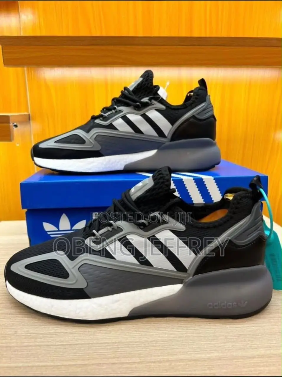 Original Adidas Zx Black/White