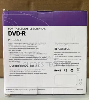 Pop-Up Mobile External DVD-Writer Drive Type-C
