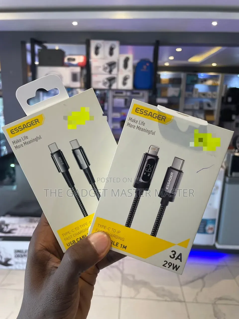 Essager Separate Type-C and Lightning Fast Charger