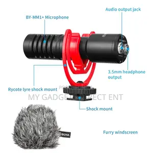 BOYA BY-MM1+ Super-Cardioid Shotgun Microphone for Camera Phone