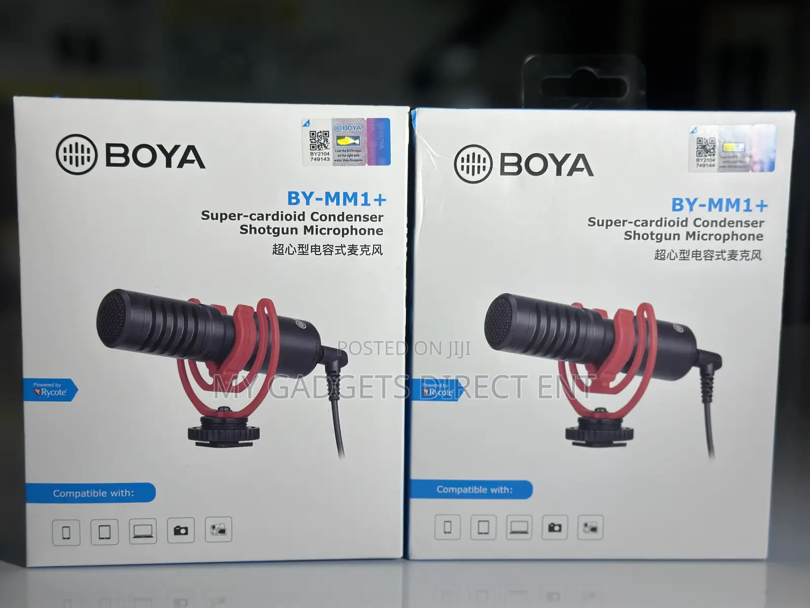 BOYA BY-MM1+ Super-Cardioid Shotgun Microphone for Camera Phone