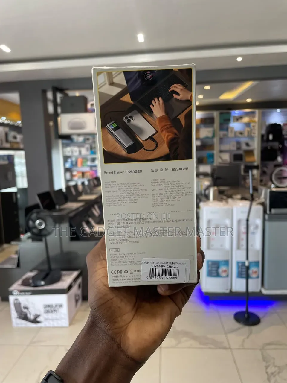 Essager 27000Mah 140W Fast Charging Powerbank