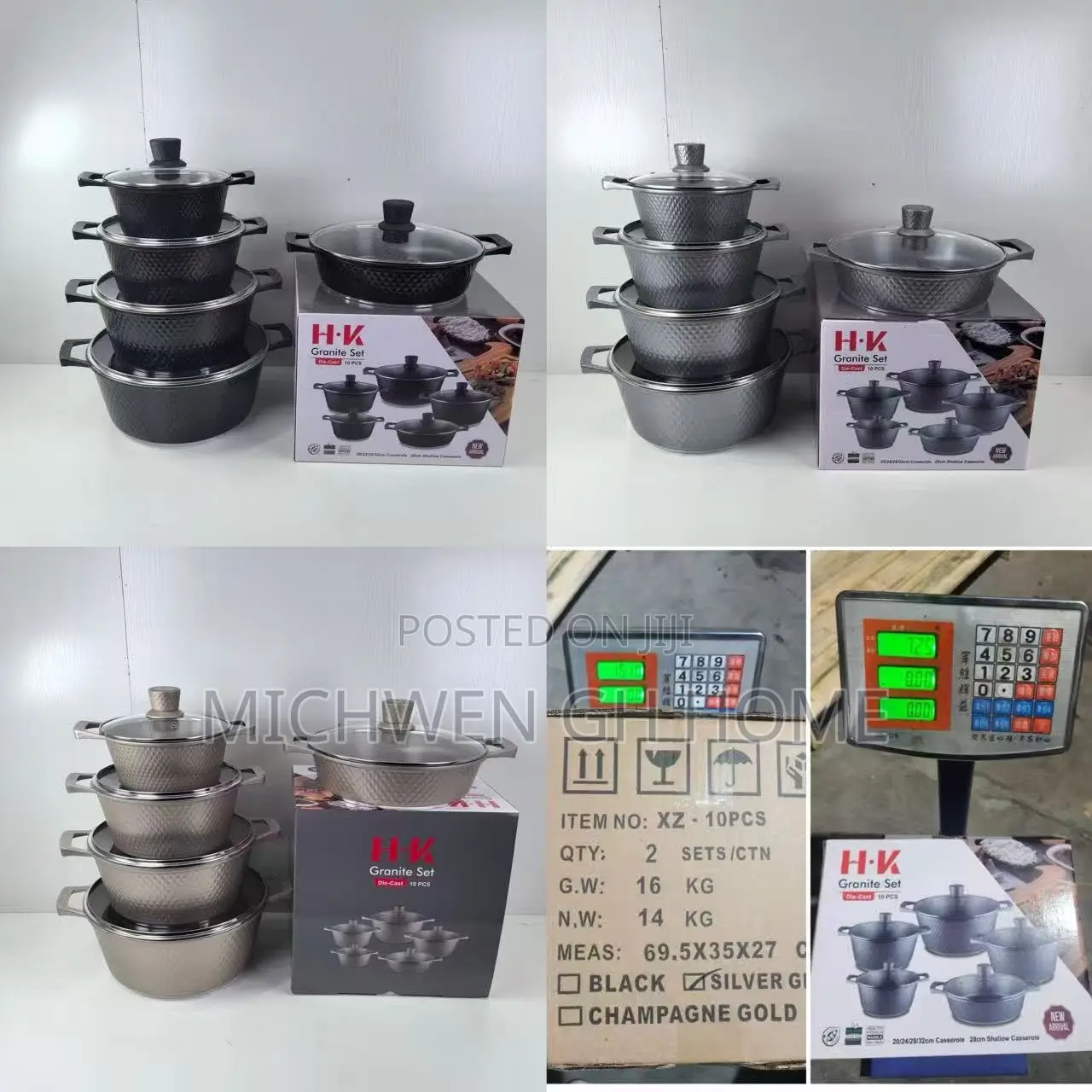10pcs Sets Nonstick Cookware