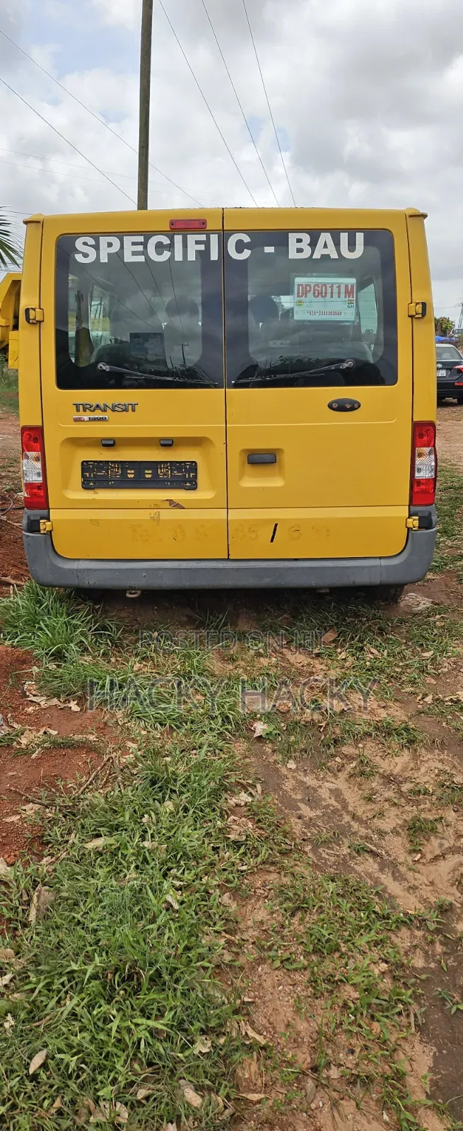 Ford Transit Connect 2012 Yellow