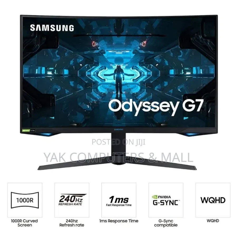 32 Inch SAMSUNG Odyssey G7 Resolution With 240hz Refresh Rate