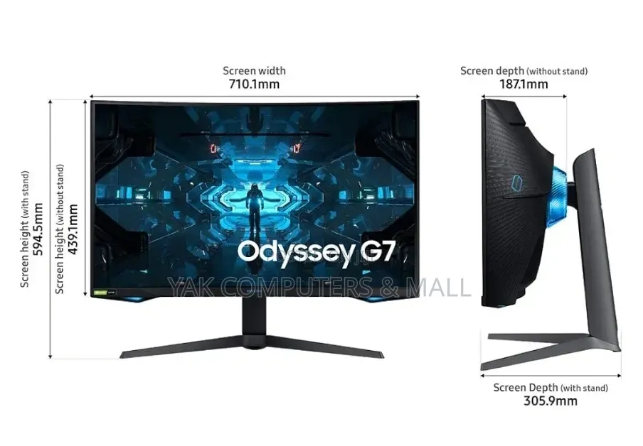 32 Inch SAMSUNG Odyssey G7 Resolution With 240hz Refresh Rate
