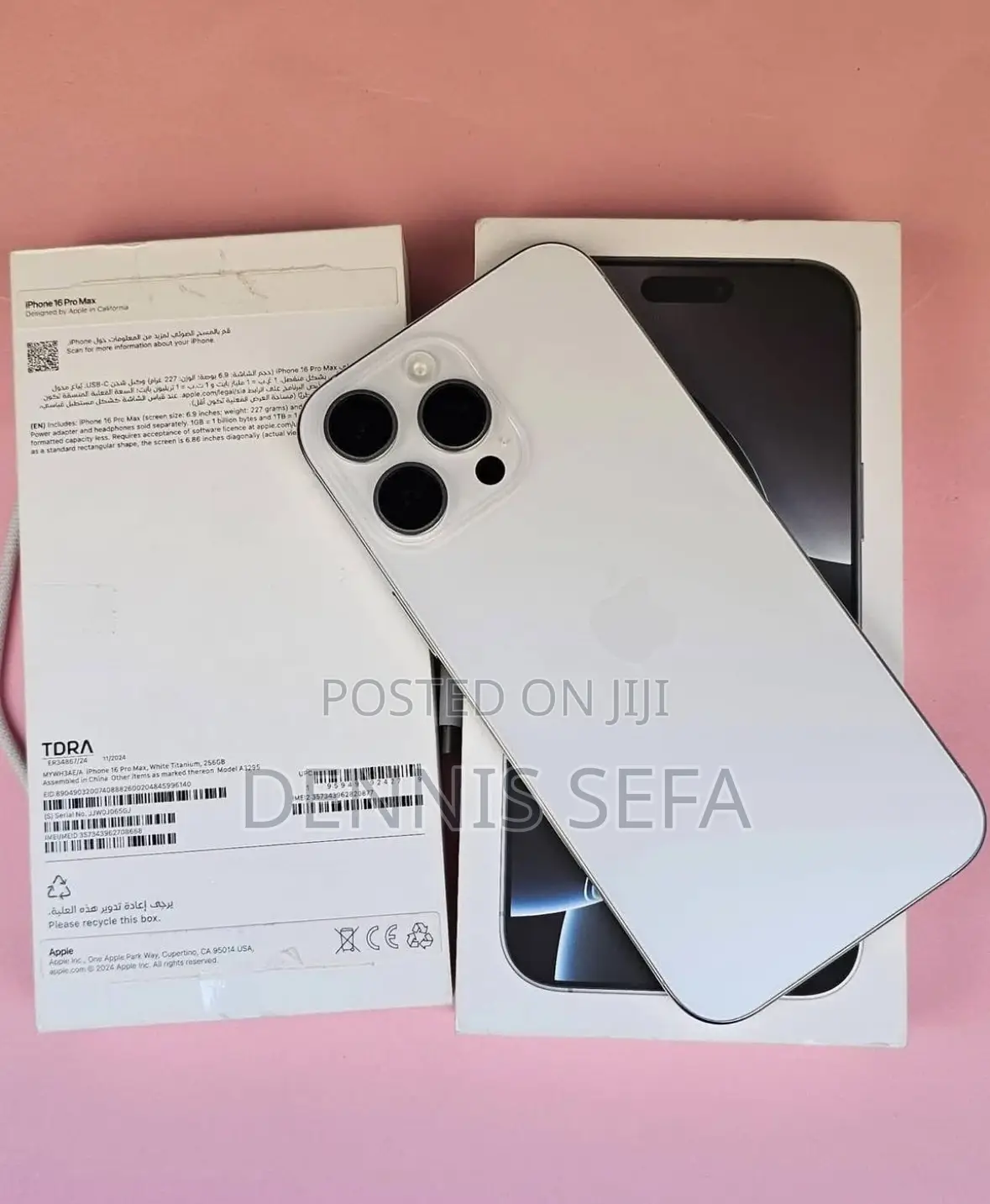Apple iPhone 16 Pro Max 256 GB Silver