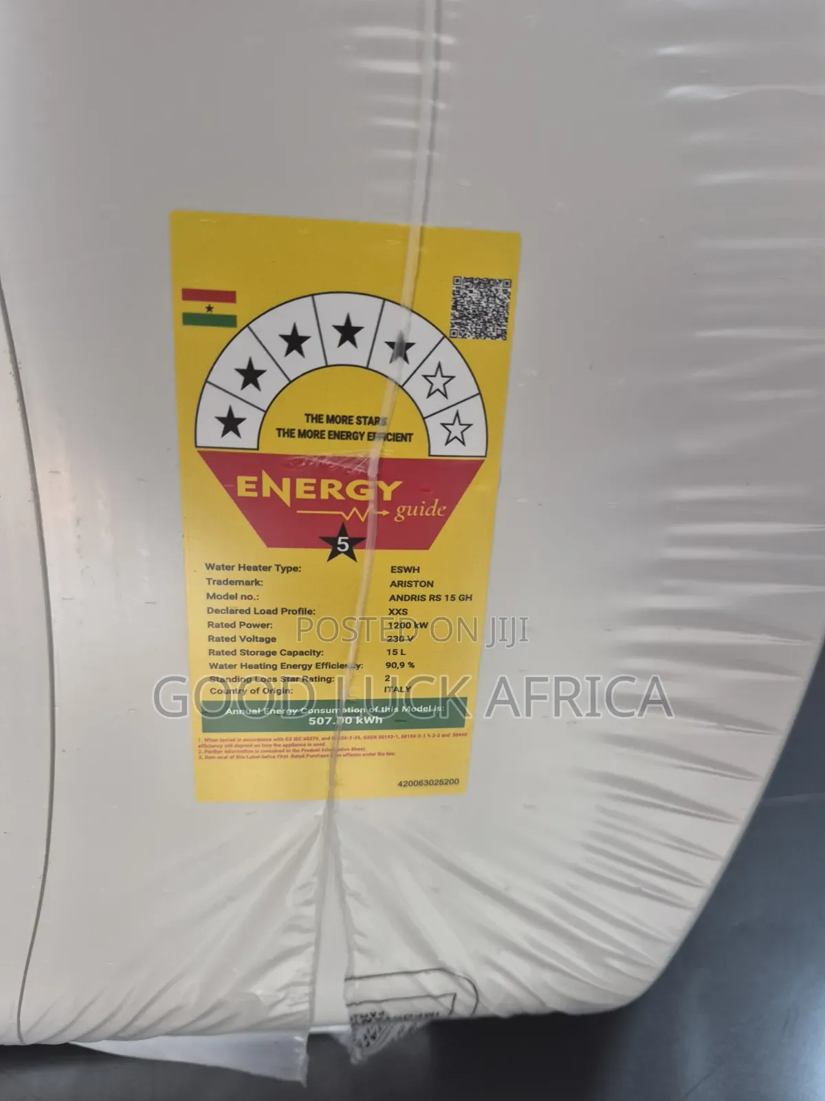 Ariston Andris Water Heater – 15 Liters (Italy)