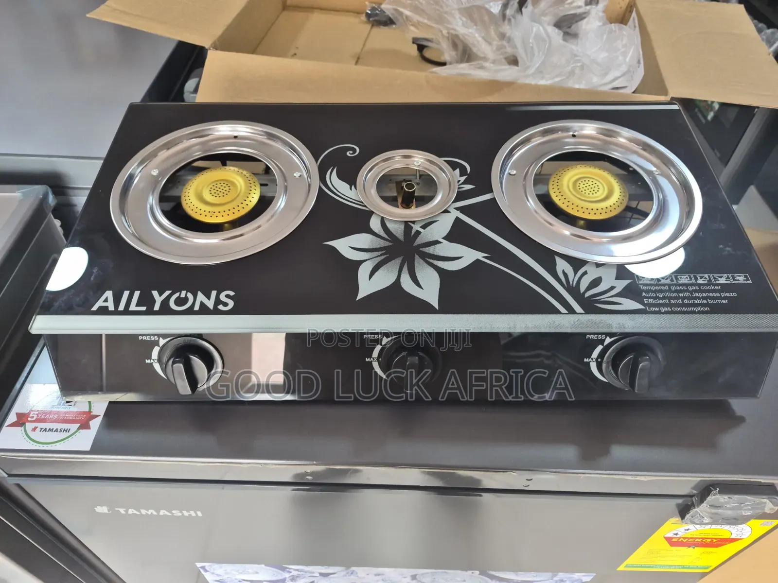 AILYONS 3 Glass Burner-Gs301