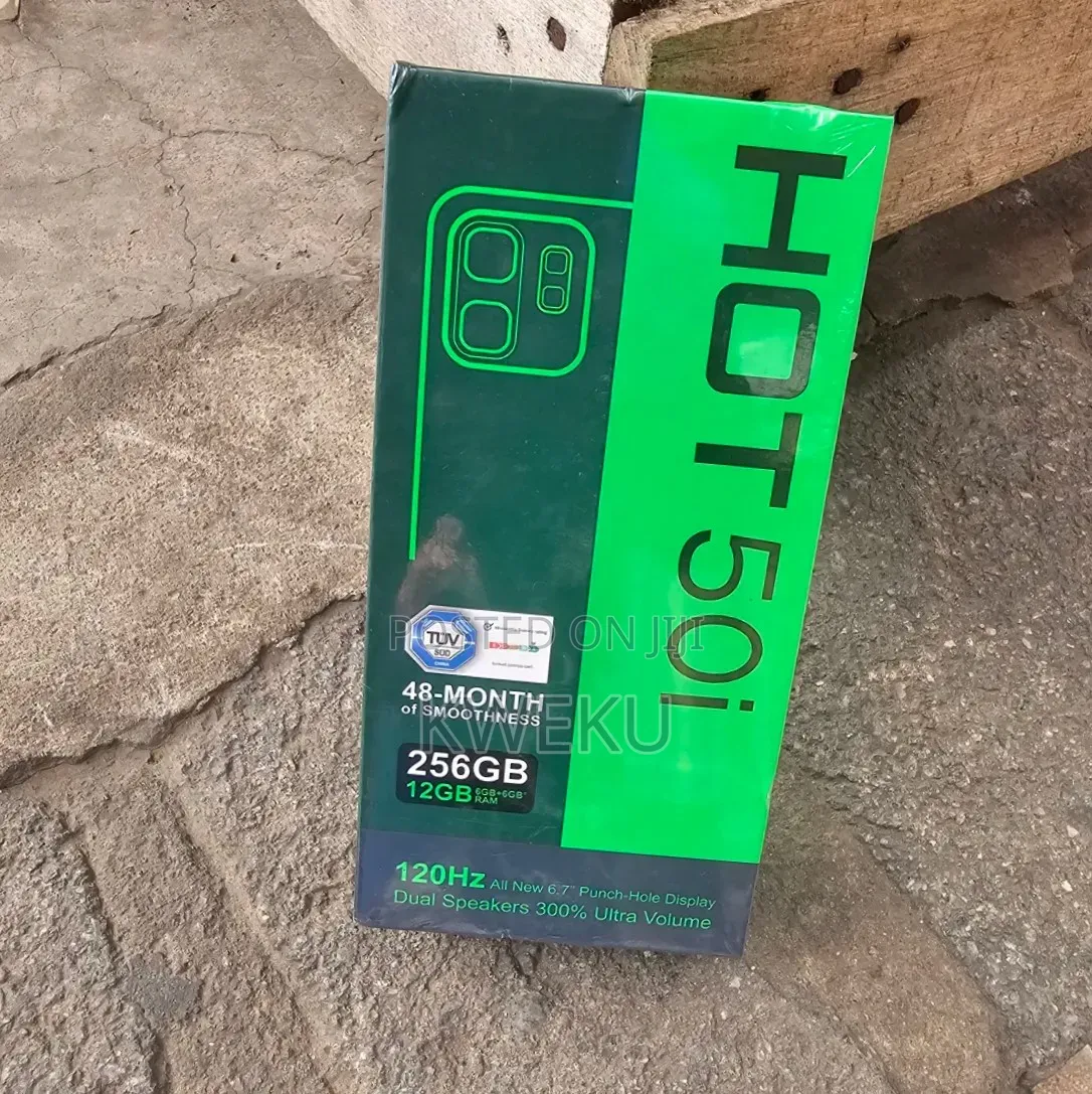 New Infinix Hot 50i 256 GB Black
