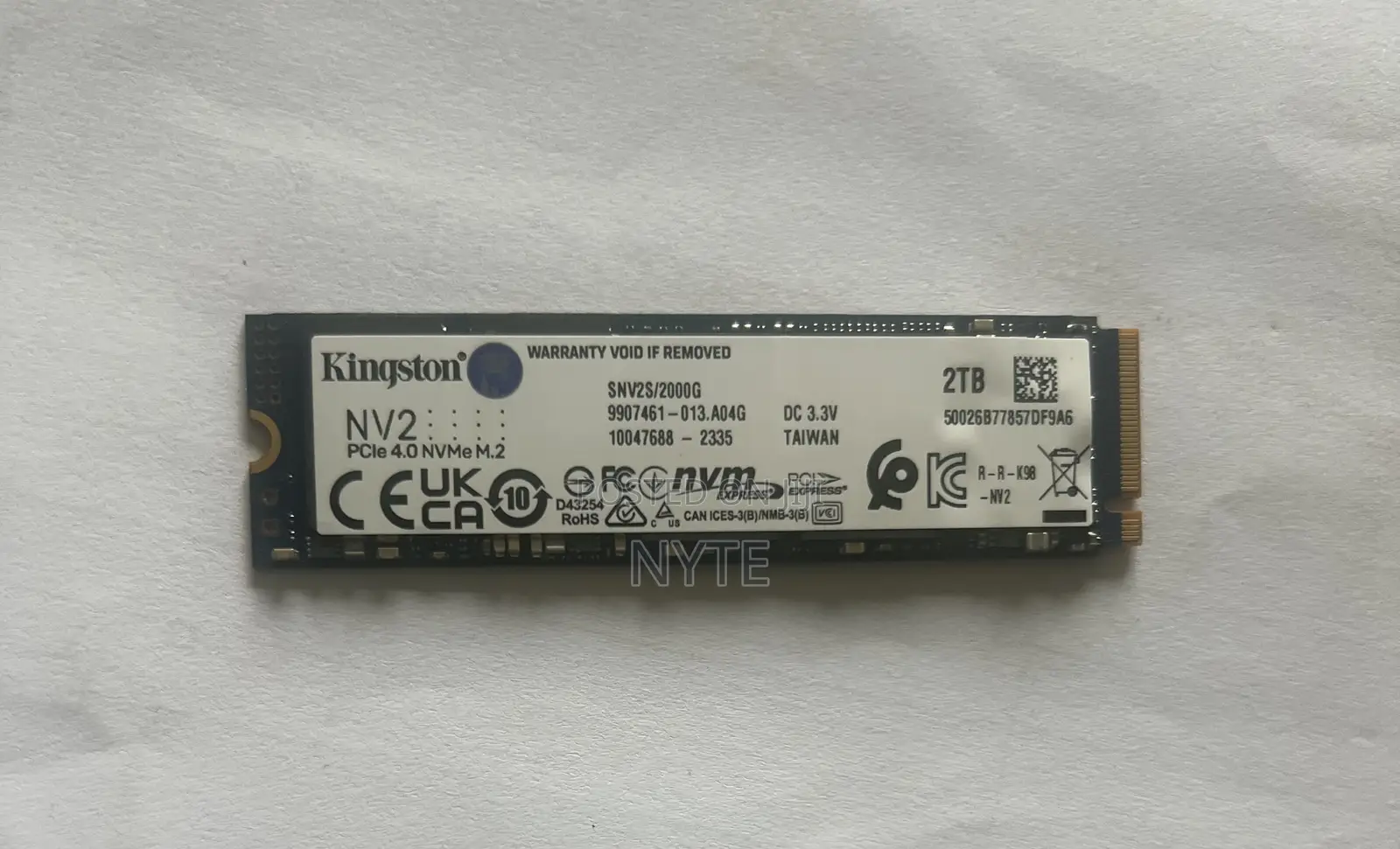 Kingston Nv2 2tb Nvme Pcie 4.0 M.2 SSD