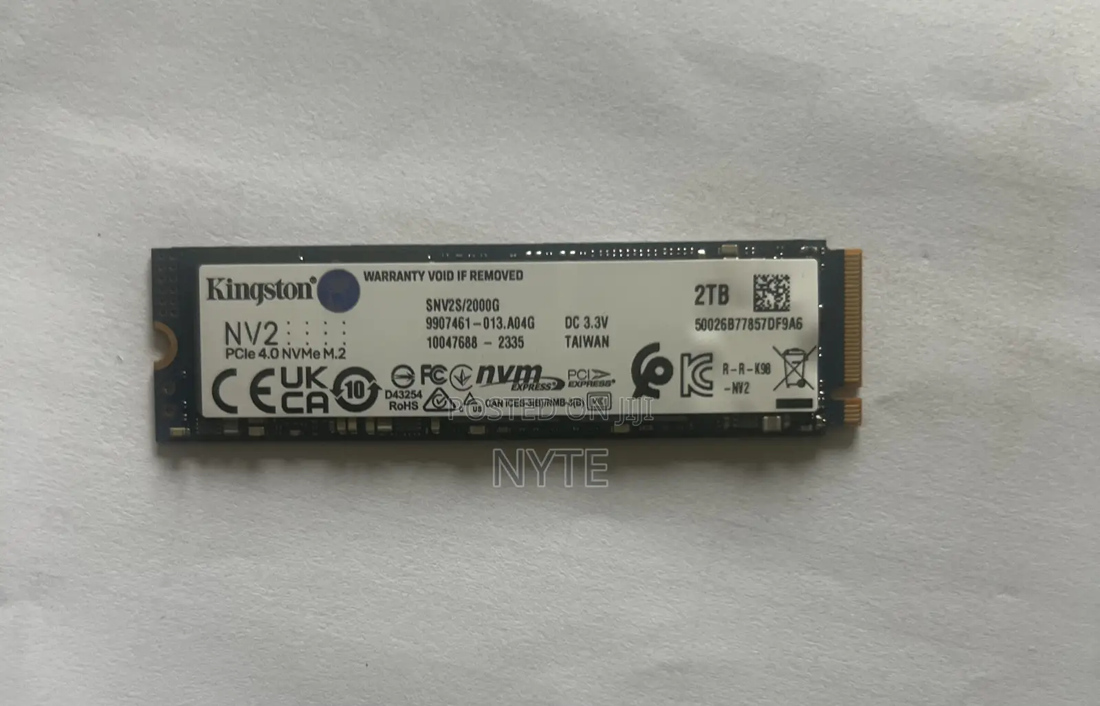 Kingston Nv2 2tb Nvme Pcie 4.0 M.2 SSD
