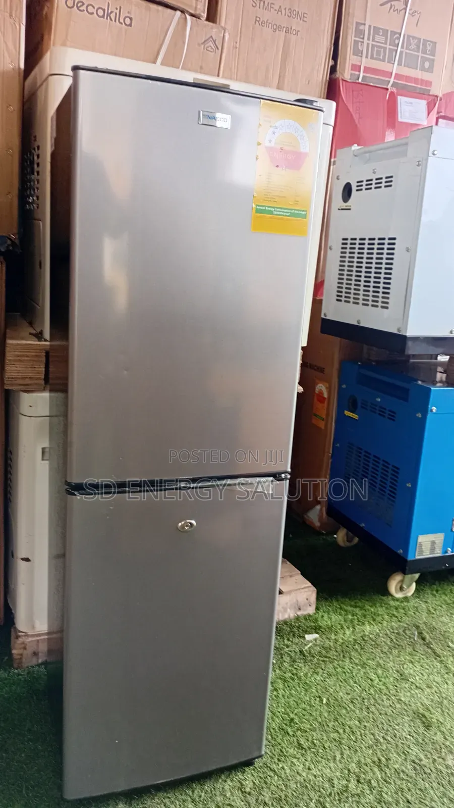 Nasco 158L Double Door Fridge – Compact Family Size