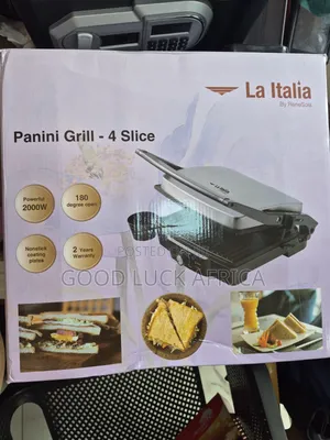 La Italia Panini Grill Maker – 2000 Watts