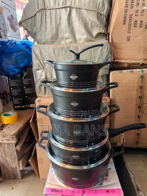 5set Uakeen Granite Coated Pots