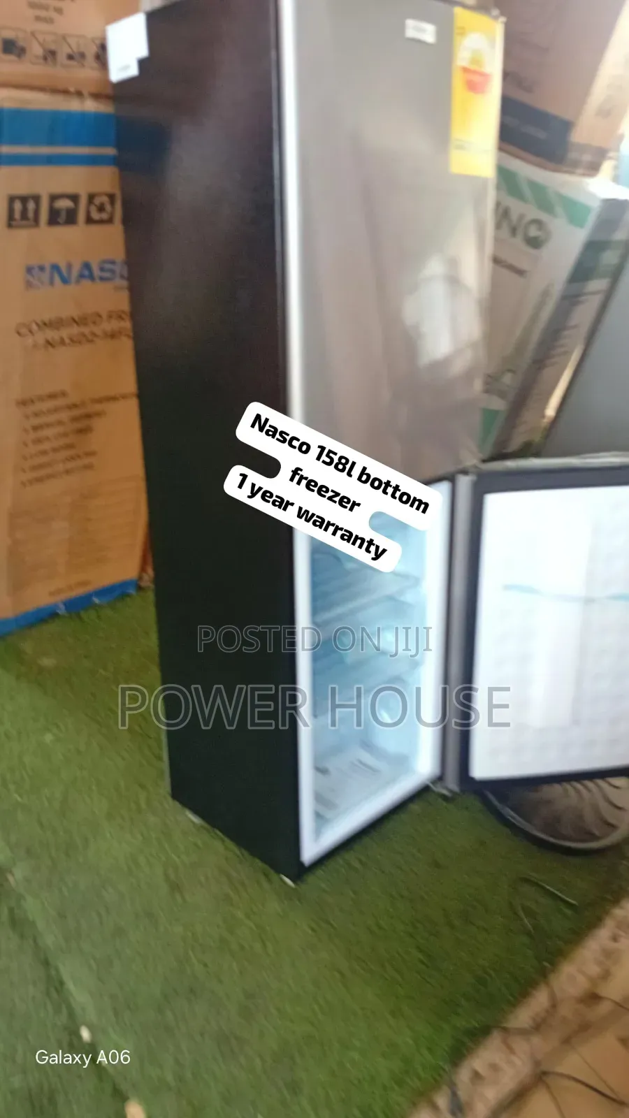 Elegant Silver Fridge – Spacious Interior Powerful Cooling