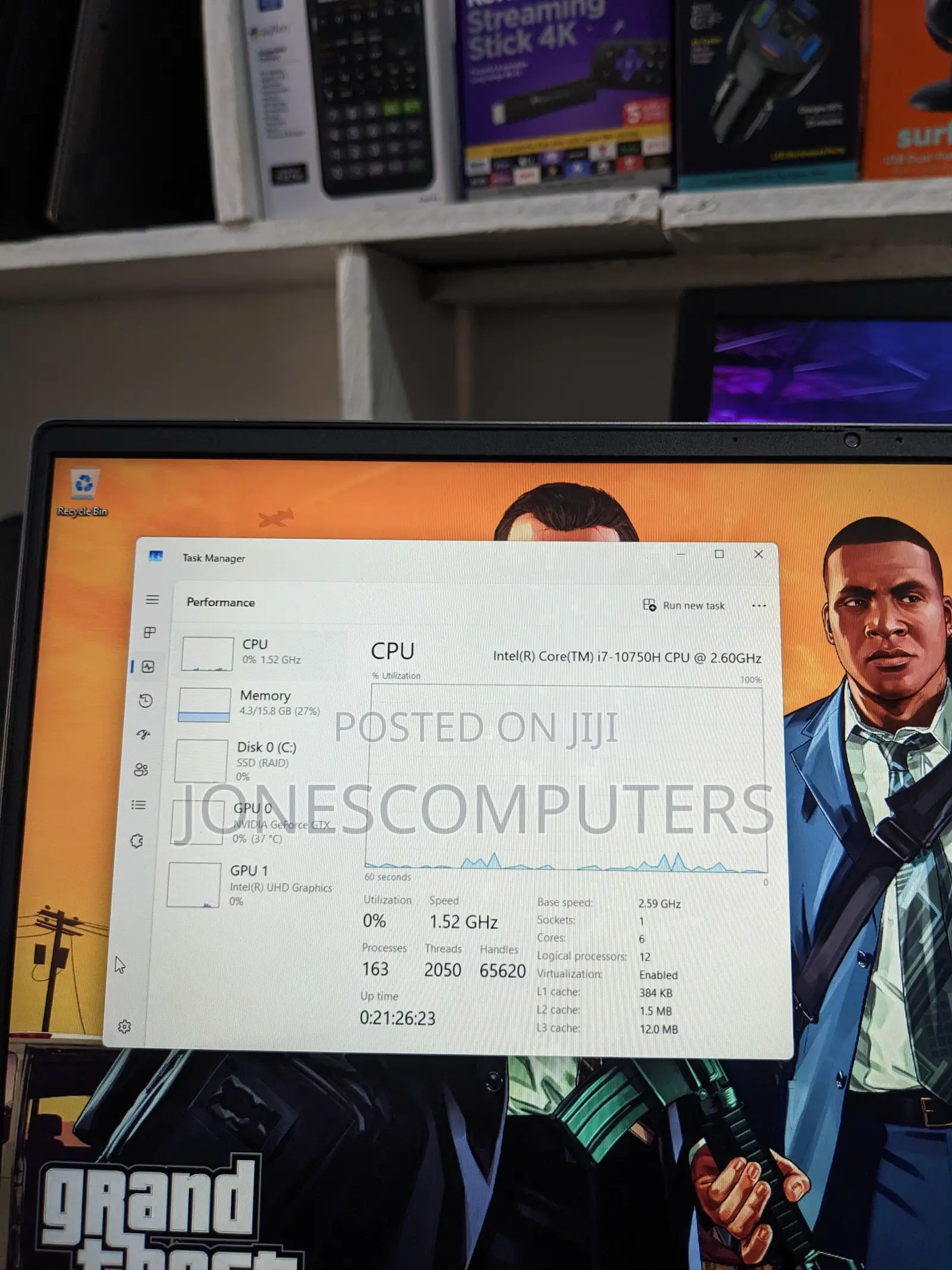 Laptop Dell Vostro 7510 16GB Intel Core i7 SSD 256GB