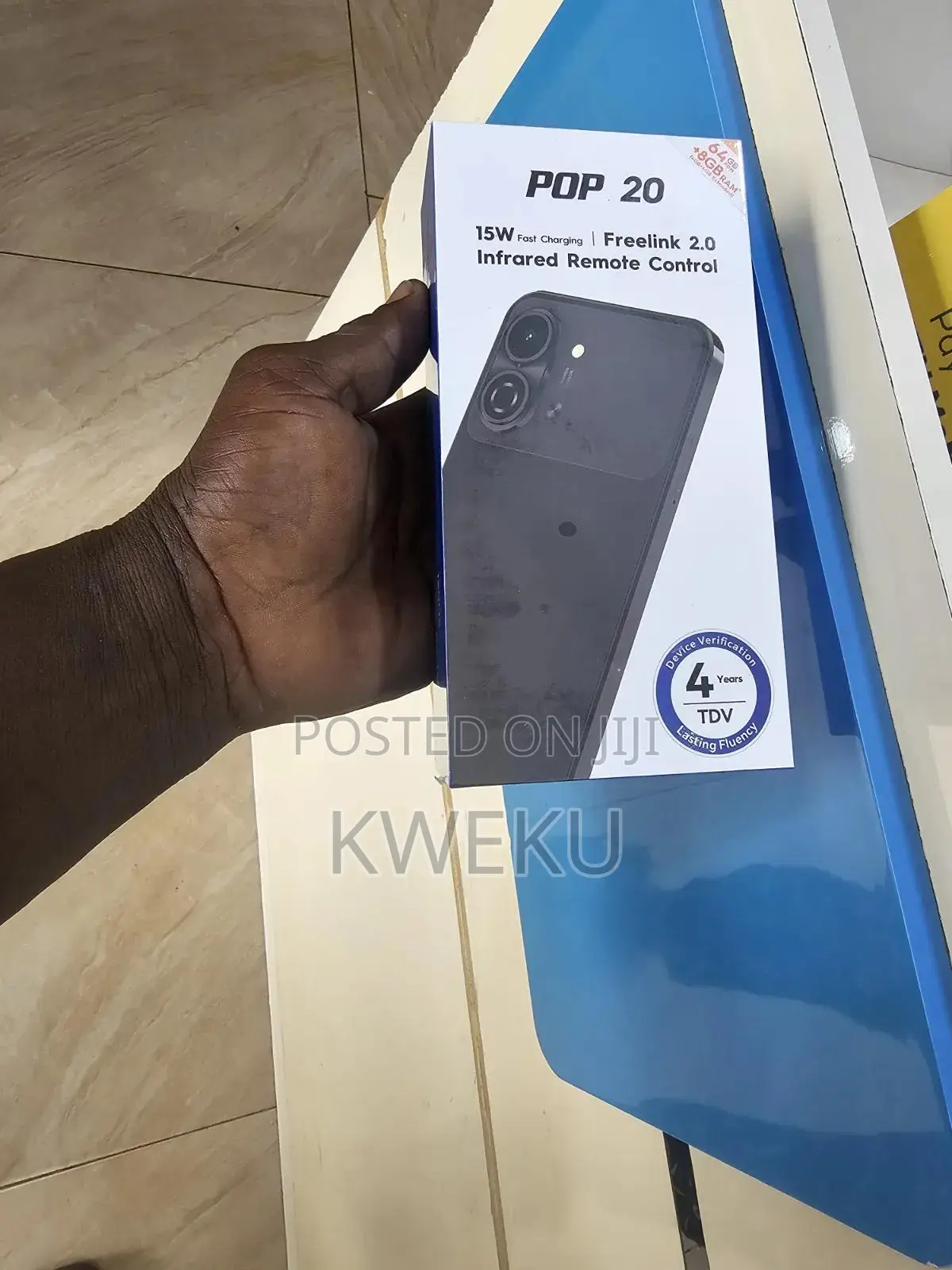 New Tecno Pop 20 128 GB Black