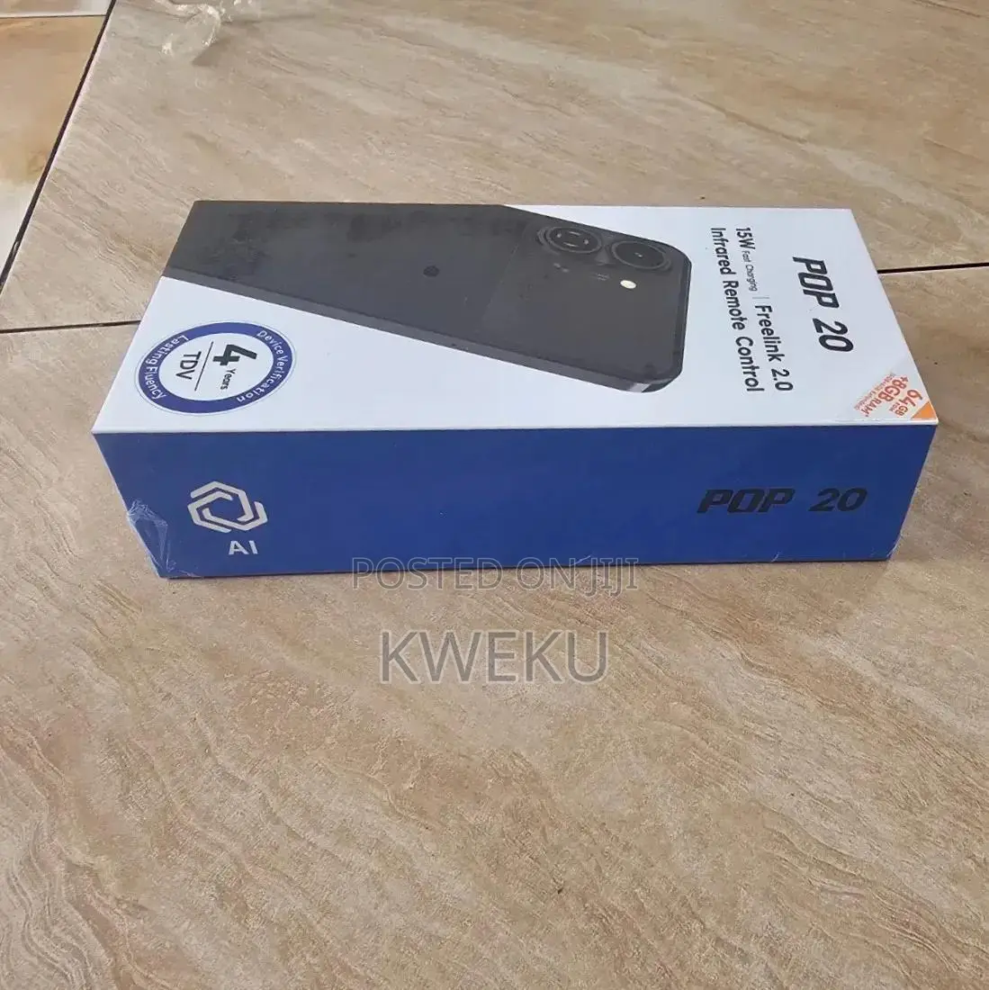 New Tecno Pop 20 128 GB Black