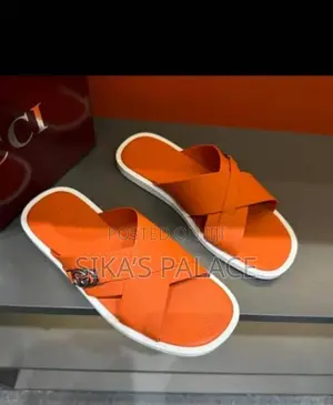 Orange Big Boy Era Slippers