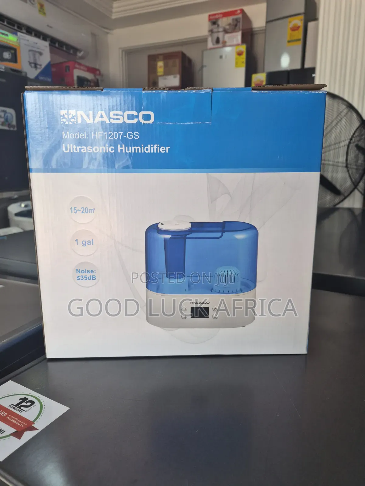 Nasco Ultrasonic Humidifier-Hf1207-Gs