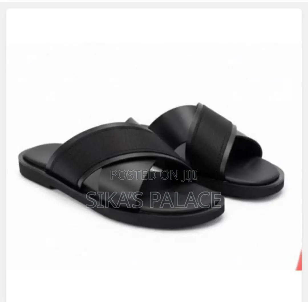 All Black Affair Slippers